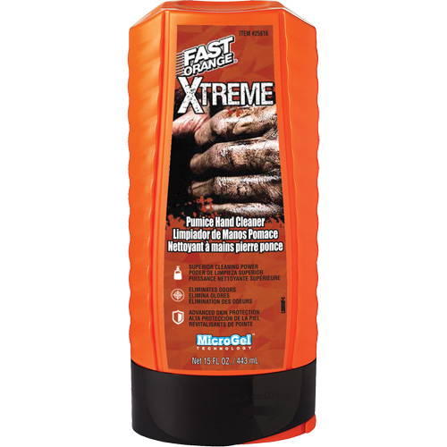 Xtreme Professional Grade Hand Cleaner, Pumice, 443 ml, Bottle, Orange Cam Industrial
