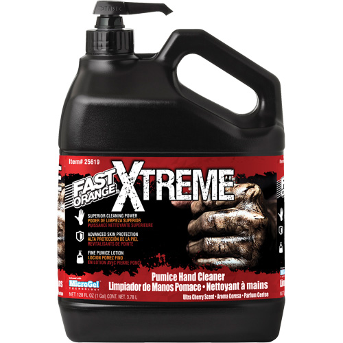 Xtreme Professional Grade Hand Cleaner, Pumice, 3.78 L, Pump Bottle, Cherry Cam Industrial