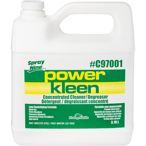 Produit nettoyant pour nettoyeur de pi&egrave;ces Power Kleen, 4 L, Cruche Cam Industrial
