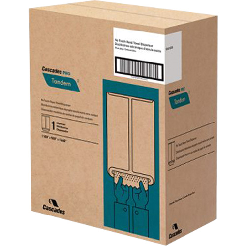 Pro Tandem Hand Towel Dispenser, No-Touch, 11.5" W x 9" D x 16.6" H Cam Industrial