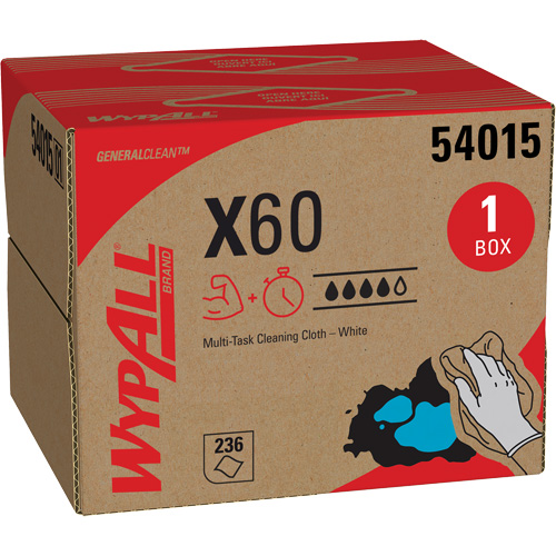 Chiffons X60, Tout usage, 16-3/4" lo x 11" la Cam Industrial