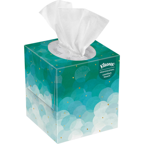 Kleenex&reg; Upright Facial Tissue, 2 Ply, 7.8" L x 8.3" W, 95 Sheets/Box Cam Industrial