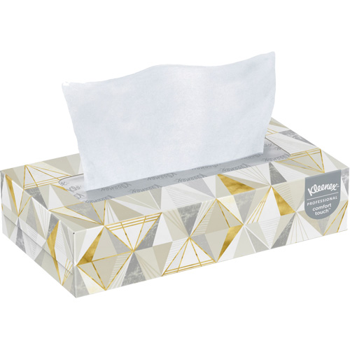 Papier-mouchoir Kleenex - &eacute;tui pratique, 2 pli, 7,8" lo x 8,3" la, 125 feuilles/boîte Cam Industrial