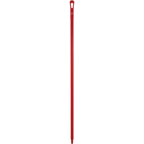 Manche ultra hygi&eacute;nique, Balai/Grattoir/Raclette, Rouge, Ergonomique, 59" lo Cam Industrial