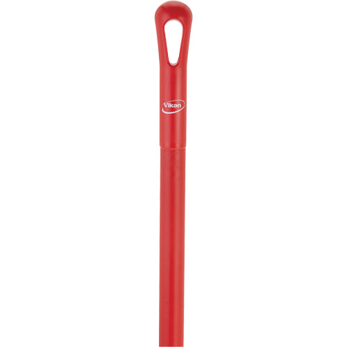 Manche ultra hygi&eacute;nique, Balai/Grattoir/Raclette, Rouge, Ergonomique, 59" lo Cam Industrial