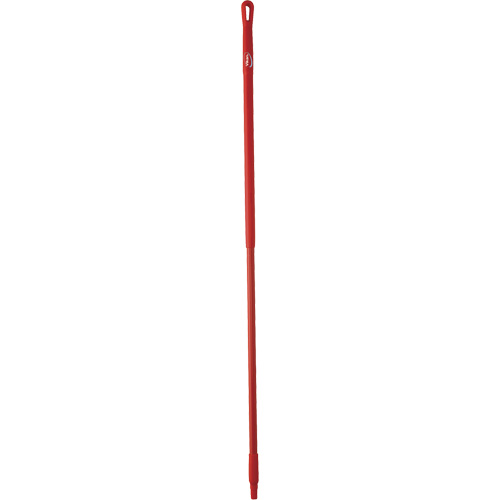 Handle, Broom/Scraper/Squeegee, Red, Ergonomic, 59" L Cam Industrial