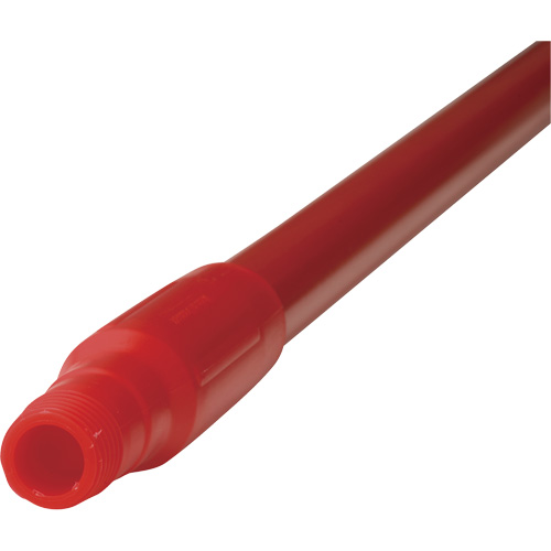 Handle, Broom/Scraper/Squeegee, Red, Ergonomic, 59" L Cam Industrial