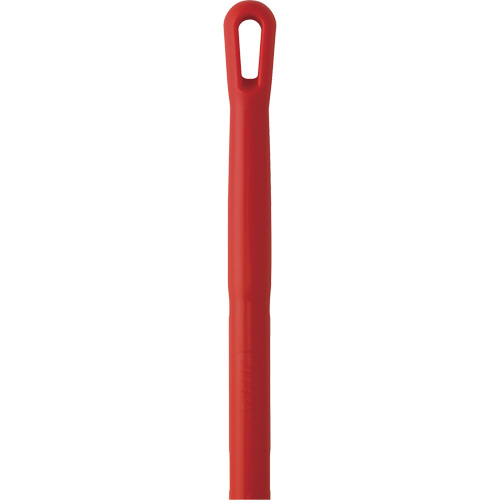 Handle, Broom/Scraper/Squeegee, Red, Ergonomic, 59" L Cam Industrial