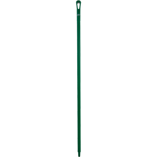 Manche ultra hygi&eacute;nique, Balai/Grattoir/Raclette, Vert, Ergonomique, 59" lo Cam Industrial