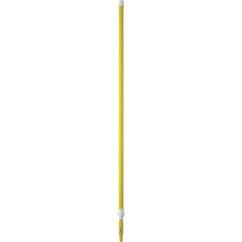 Deck Scrub Handle, Brush/Pad Holder, Yellow, Telescopic, 62"-113" L Cam Industrial