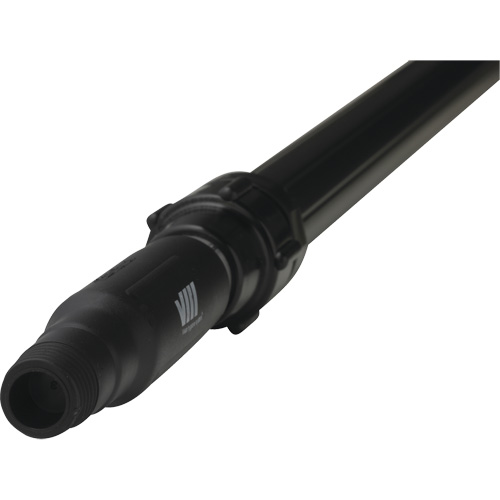 Deck Scrub Handle, Brush/Pad Holder, Black, Telescopic, 62"-113" L Cam Industrial