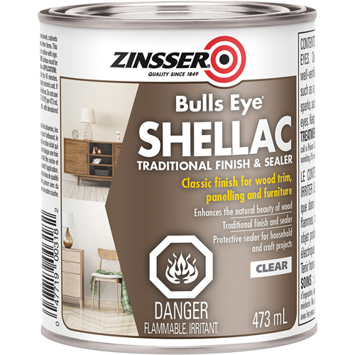 Scellant &agrave; la gomme-laque Zinsser Bulls Eye Cam Industrial