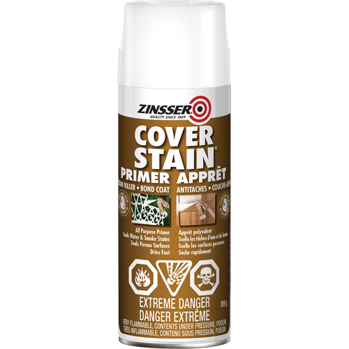 Cover Stain&reg; Oil-Base Primer Sealer, Aerosol Can, White Cam Industrial
