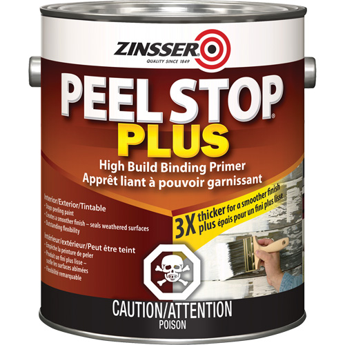 Peel Stop&reg; Plus High Build Binding Primer, 3.78 L, Gallon, White Cam Industrial