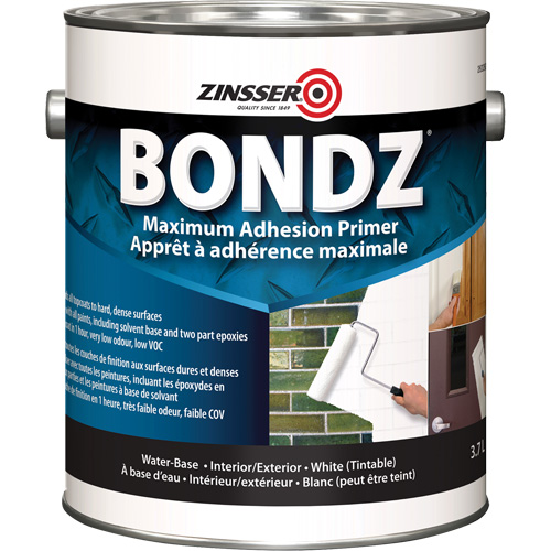 Appr&ecirc;t &agrave; adh&eacute;rence maximale Bondz, 3,78 L, Gallon, Blanc Cam Industrial