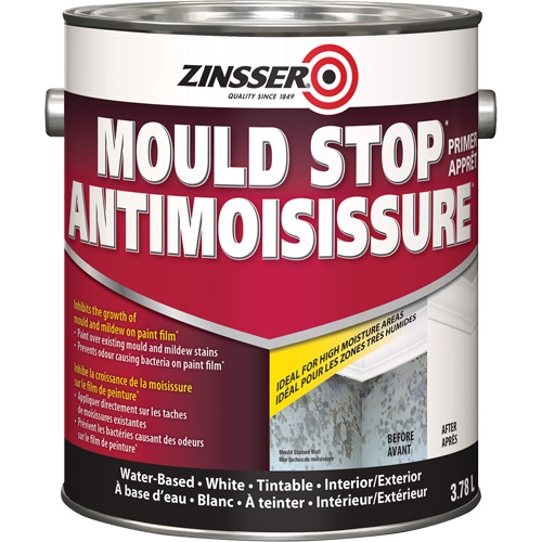 Mold Stop Primer, 3.78 L, Gallon, White Cam Industrial