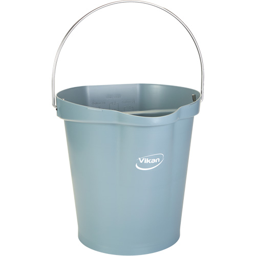 Seau pour l'hygi&egrave;ne des aliments, Gris, 3 gal. US Cam Industrial