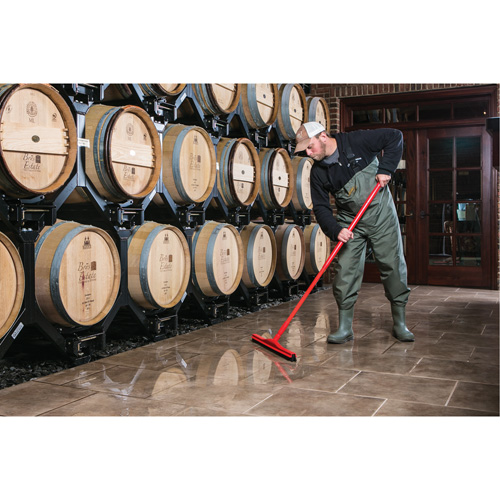 Raclette &agrave; t&ecirc;te fixe pour l'hygi&egrave;ne alimentaire, 20", Vert Cam Industrial