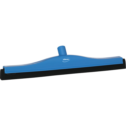 Fixed Head Food Hygiene Floor Squeegee, 20", Blue Cam Industrial