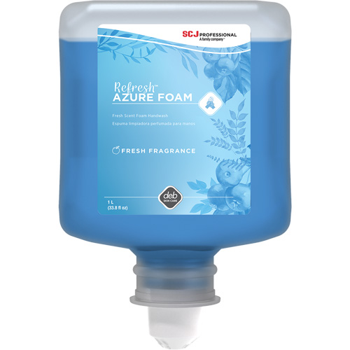Refresh Azure Hand Soap, Foam, 1 L, Scented Cam Industrial