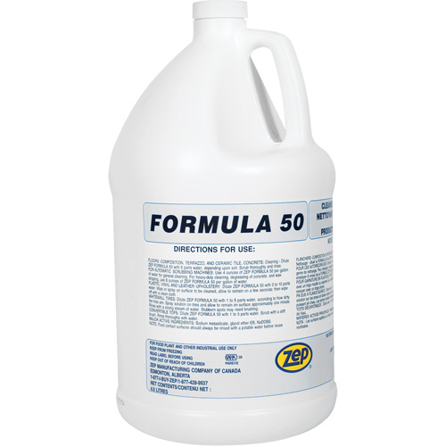 Nettoyant alcalin pour gros travaux Formula 50, 4 L, Cruche Cam Industrial
