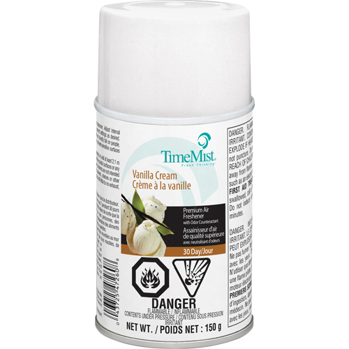 TimeMist&reg; Industrial Strength Air Freshener, Vanilla Cream, Aerosol Can/Cartridge Cam Industrial