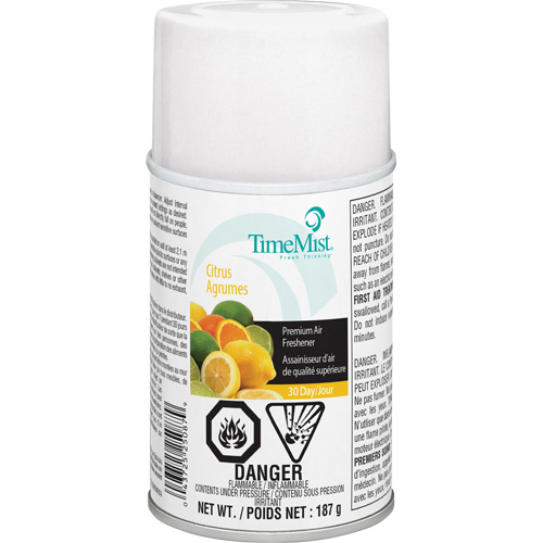 TimeMist&reg; Industrial Strength Air Freshener, Citrus, Aerosol Can/Cartridge Cam Industrial