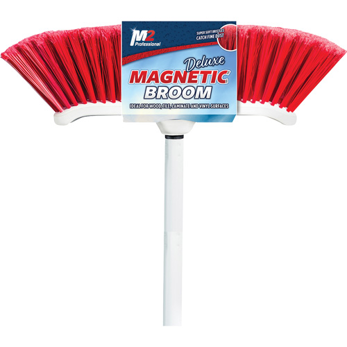 Venus Curved Magnetic Kitchen Broom, 48" Long Cam Industrial