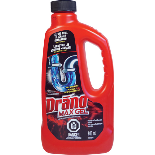 Produit d&eacute;bouchant pour drain Max Gel de Drano Cam Industrial