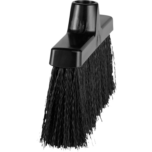 ColorCore Angle Head Broom, Medium Bristles, 10", Polypropylene, Black Cam Industrial