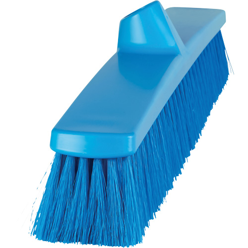 Balai-brosse ColorCore, Crins Fin, 24", Polypropyl&egrave;ne, Bleu Cam Industrial