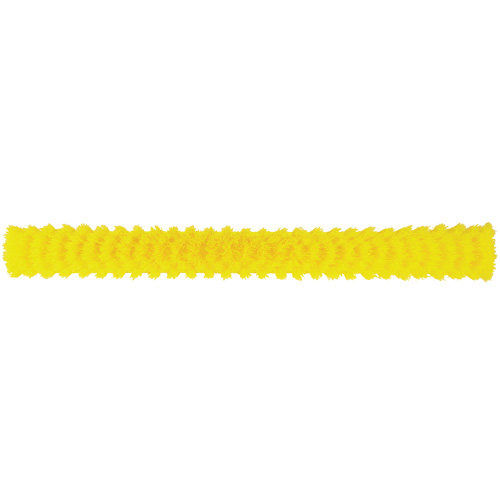 ColorCore Push Broom, Fine Bristles, 24", Polypropylene, Yellow Cam Industrial