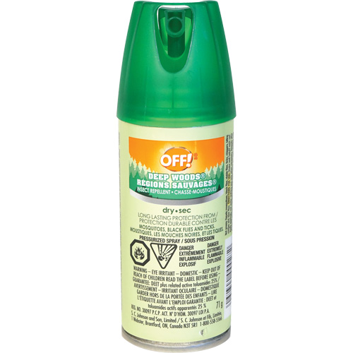 Insectifuge Off! R&eacute;gions sauvages, DEET &agrave; 25 %, Vaporisateur, 100 ml Cam Industrial
