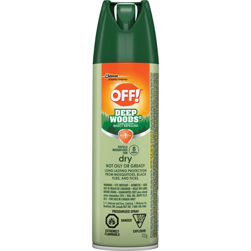 Insectifuge Off! R&eacute;gions sauvages, DEET &agrave; 25 %, A&eacute;rosol, 113 g Cam Industrial