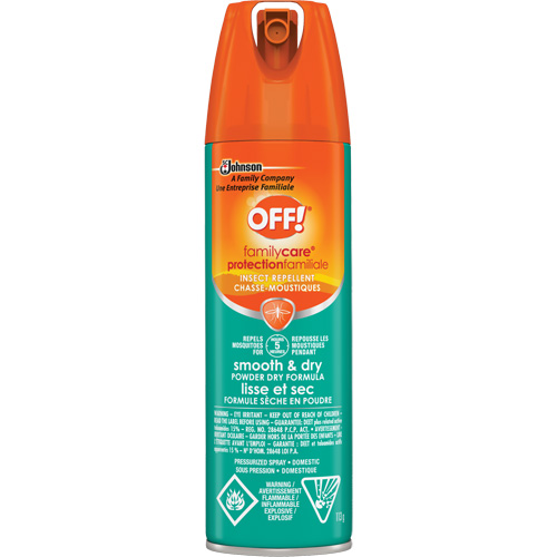 Insectifuge Off! Protection familiale lisse et sec, DEET &agrave; 15 %, A&eacute;rosol, 113 g Cam Industrial