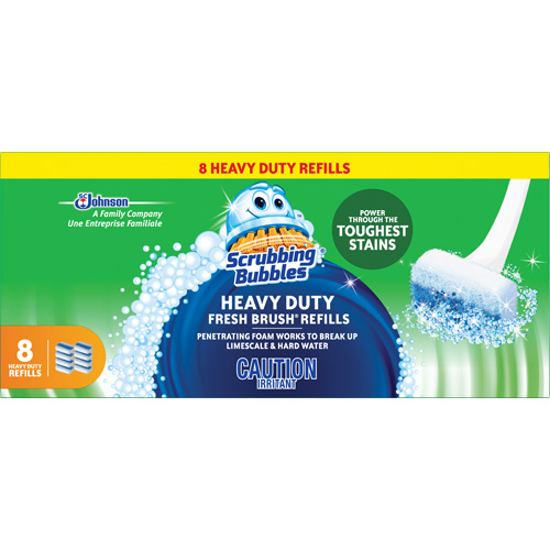 Recharge de tampons &agrave; usage intensif pour la brosse pour cuvettes Scrubbing Bubbles Fresh Brush, Recharge Cam Industrial