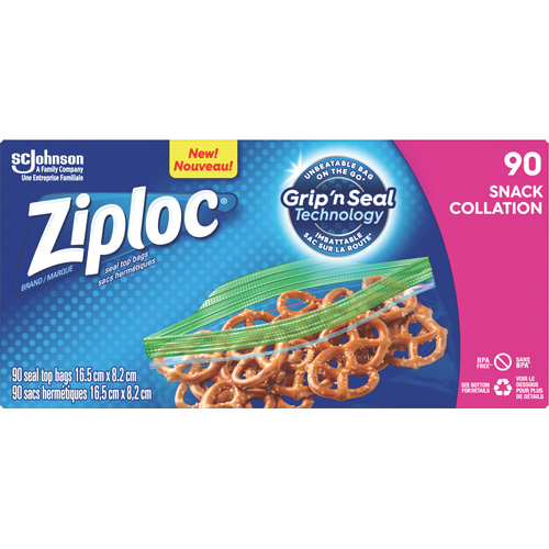 Ziploc&reg; Snack Bags Cam Industrial