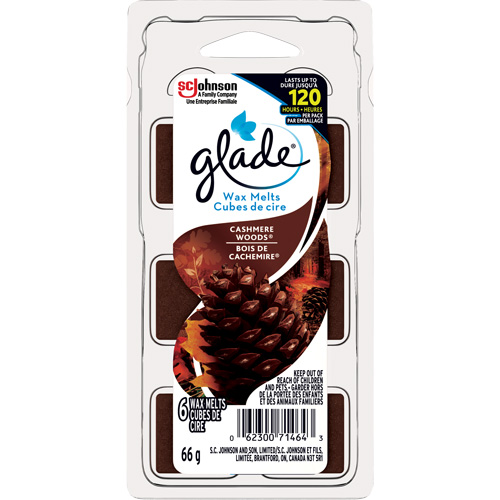 Glade&reg; Air Freshener Melts, Cashmere Woods&reg; Cam Industrial