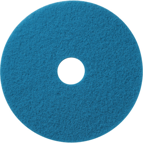 Floor Pads, 12", Cleaning/Scrubbing, Blue Cam Industrial