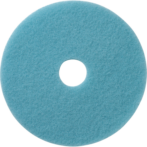 Luster Lite Floor Pads, 19", Burnishing, Light Blue Cam Industrial