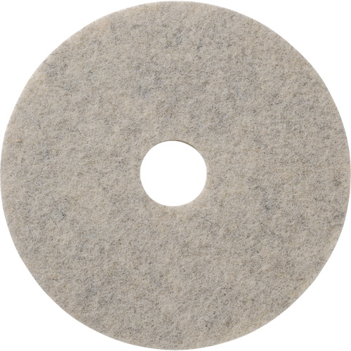 Combo Floor Pads, 19", Buffing/Burnishing, Beige Cam Industrial