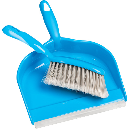 Brosse de comptoir avec porte-poussi&egrave;re, Plastique Cam Industrial