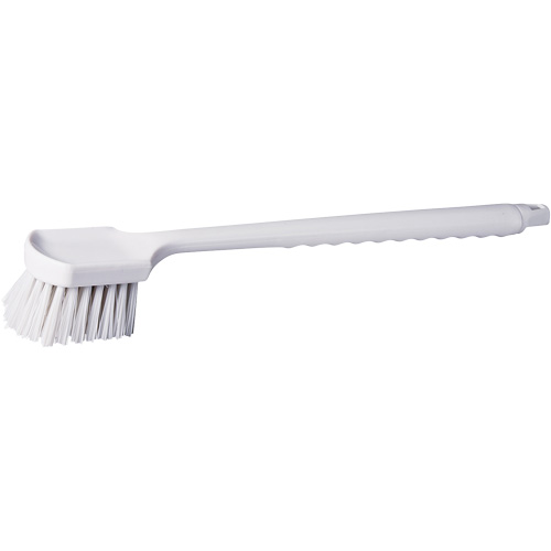 Brosse &agrave; chaudron &agrave; manche long, 20" l, Soies Polypropyl&egrave;ne, Blanc Cam Industrial