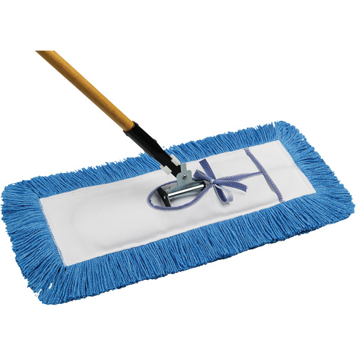 Static-H Dust Mop with Handle, Tie-On Style, Nylon, 24" L x 5" W Cam Industrial
