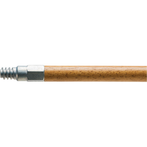 Handle with Metal Tip, Wood, ACME Threaded Tip, 15/16" Diameter, 54" Length Cam Industrial