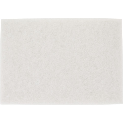 Tampon pour planchers TopLine Speed, 14" x 20", Lustrage/Nettoyage/Polissage, Blanc Cam Industrial