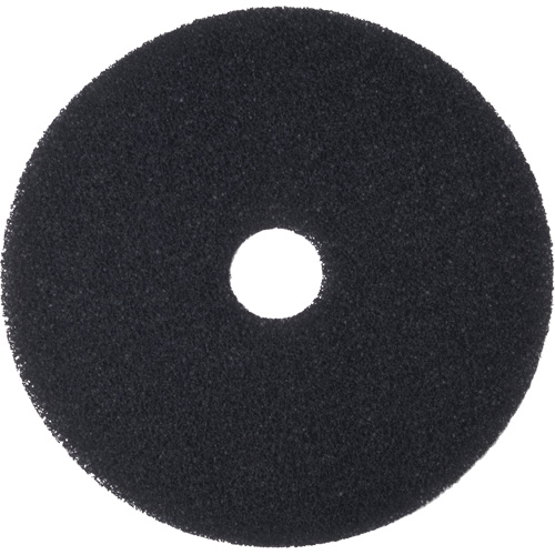 Tampon pour planchers, 12", D&eacute;capant, Noir Cam Industrial