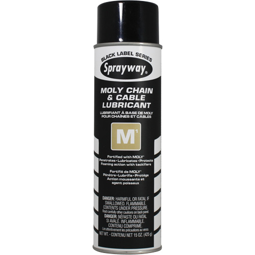 M1 Moly Chain & Cable Lubricant, Aerosol Can Cam Industrial