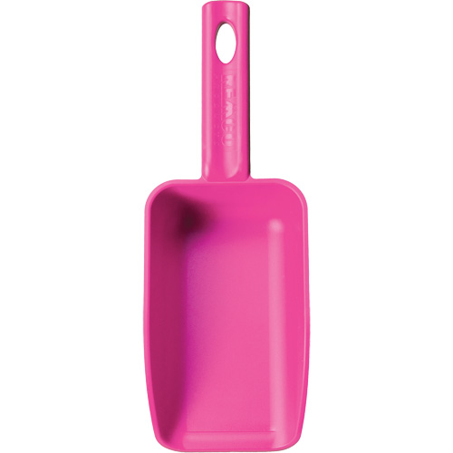 Mini Hand Scoop, Plastic, Pink, 16 oz. Cam Industrial