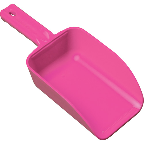 Small Hand Scoop, Plastic, Pink, 32 oz. Cam Industrial